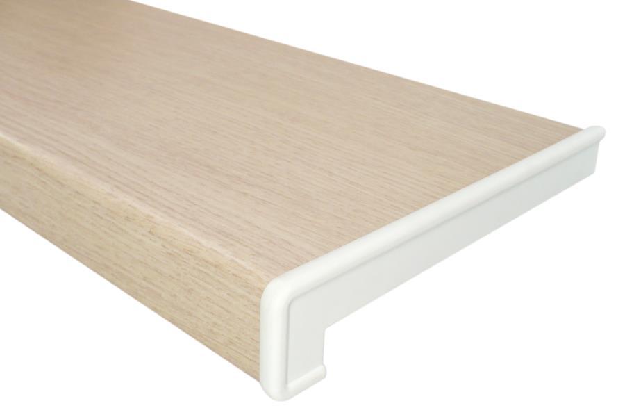 Vnútorné parapety - drevotrieska DUB SVETLÝ - pvc kryt