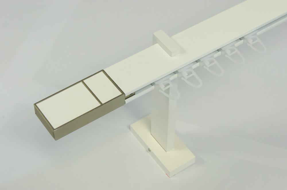 Garniža SQUARE LINE biela 1dr. - kon. BOSS biela koža