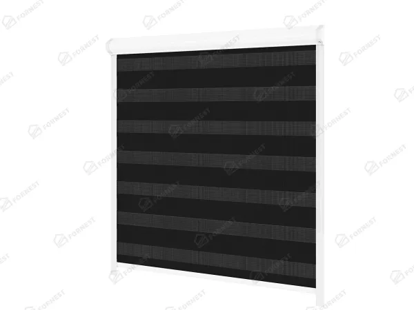 Roleta SWING - deň a noc - látka Miami 1308 - čierna 2