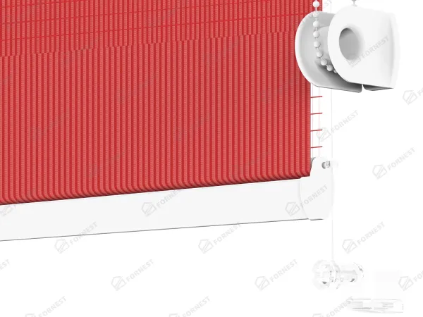 Roleta MINI - deň a noc - látka Bahama 1804 - červená 4