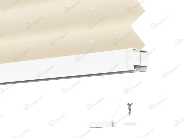 Plisé rolety LUX - látka Almond 11192 - BLACKOUT (zatemňujúca) 7