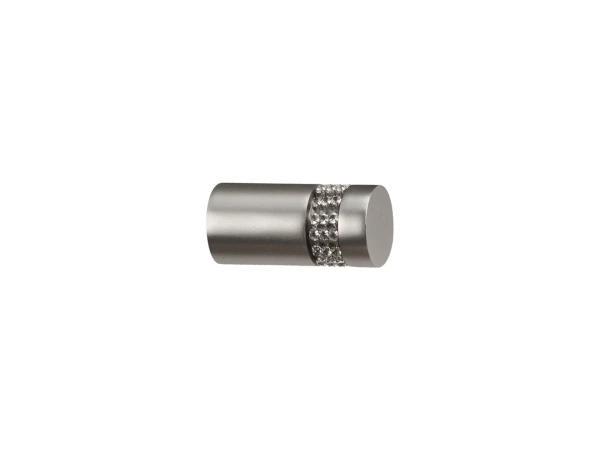 Koncovka 19 mm CYLINDER CRYSTAL - satin