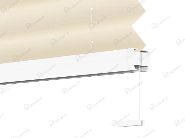 Plisé rolety LUX - látka Almond 11192 - BLACKOUT (zatemňujúca) 6