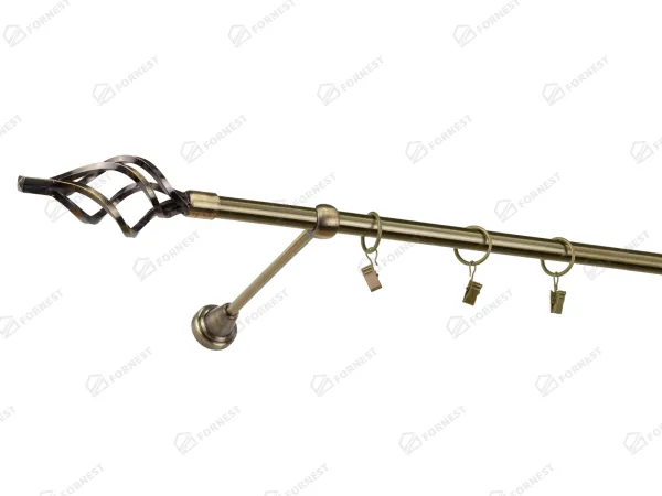 Garniža 16mm - 1rad - GUĽA AZUR - antik