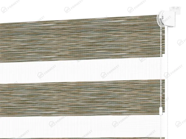 Roleta MINI - deň a noc - látka Maurícius 64 - canvas dekor