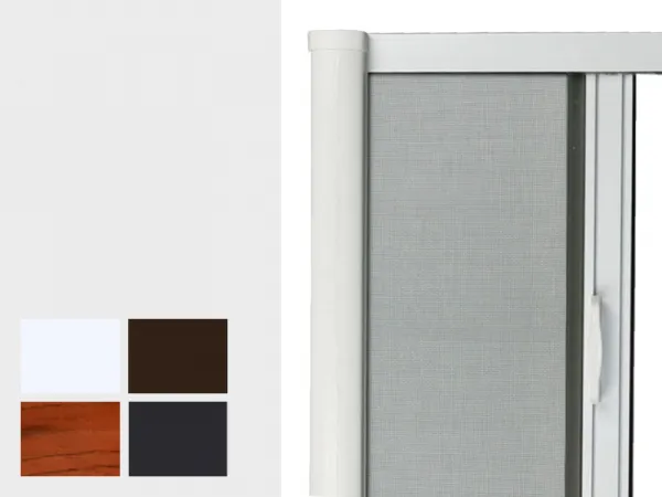 Sieťky na DVERE - rolovacie - bežné odtiene