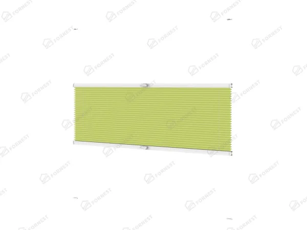 Plisé rolety LUX - látka Fresh lime 11193 - BLACKOUT (zatemňujúca) 3