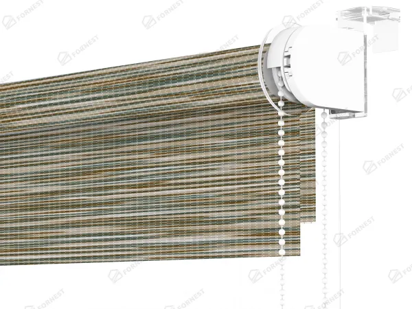 Roleta MINI - deň a noc - látka Maurícius 64 - canvas dekor 3