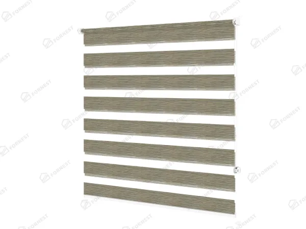 Roleta MINI - deň a noc - látka Maurícius 64 - canvas dekor 1