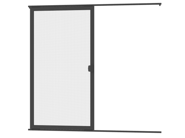 Sieťky na DVERE- posuvné - ANTRACIT - bez priečky