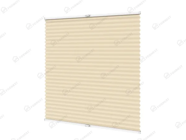 Plisé rolety LUX - látka Almond 11192 - BLACKOUT (zatemňujúca) 1