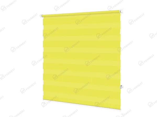 Roleta MINI - deň a noc - látka Bahama 1805 - citrónovo zelená 2