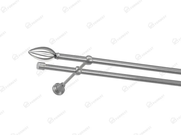 Garniža 16x16mm - 2rady - PANTEON - satin 1