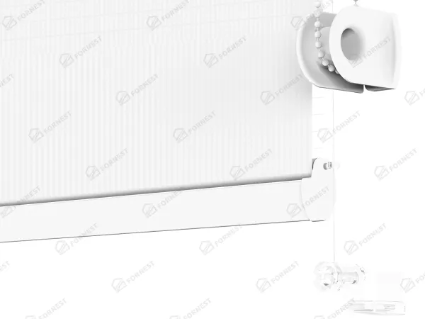 Roleta MINI - deň a noc - látka Miami 1301 - biela 4