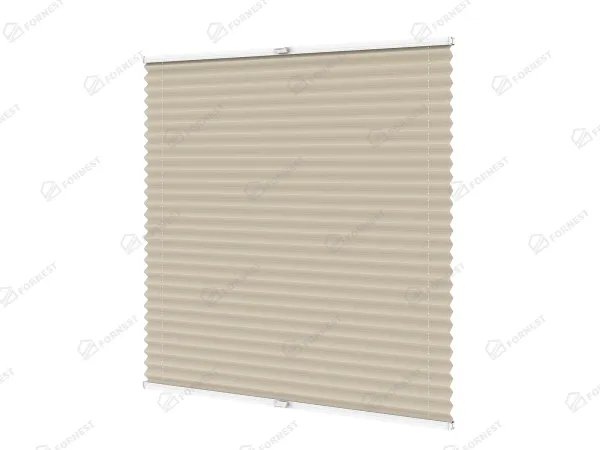 Plisé rolety LUX - látka Crafted Linen 11197 - BLACKOUT (zatemňujúca) 1