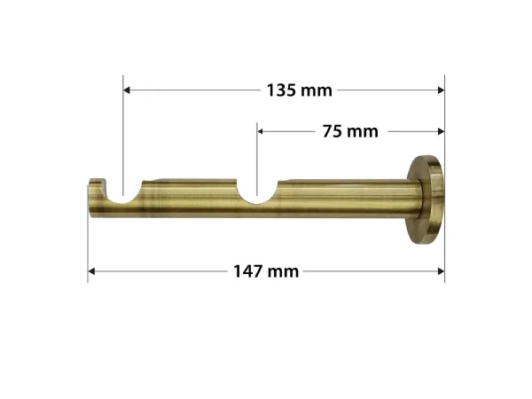 Garniža 16x16mm - 2rady - KOLOSEO - antik 4