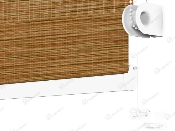 Roleta MINI - deň a noc - látka Maurícius 65 - hnedá (dub zlatý) 4