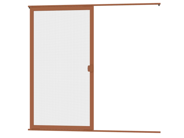 Sieťky na DVERE- posuvné - drevoimitačné - bez priečky