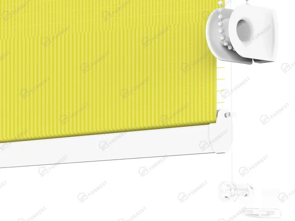 Roleta MINI - deň a noc - látka Bahama 1805 - citrónovo zelená 4