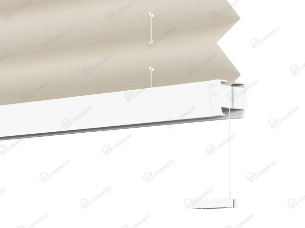 Plisé rolety LUX - látka Crafted linen 11064 - PEARL 6