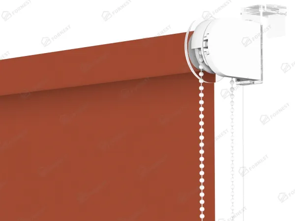 Roleta MINI - látka Eden 106 - hnedo červená 2