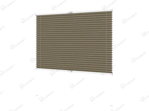 Plisé rolety LUX - látka Black coffee 11065 - PEARL 2