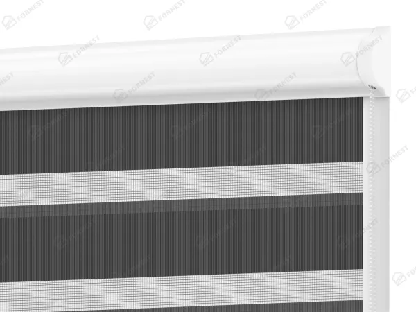 Roleta SWING - deň a noc - látka Bahama 1820 - tmavo sivá