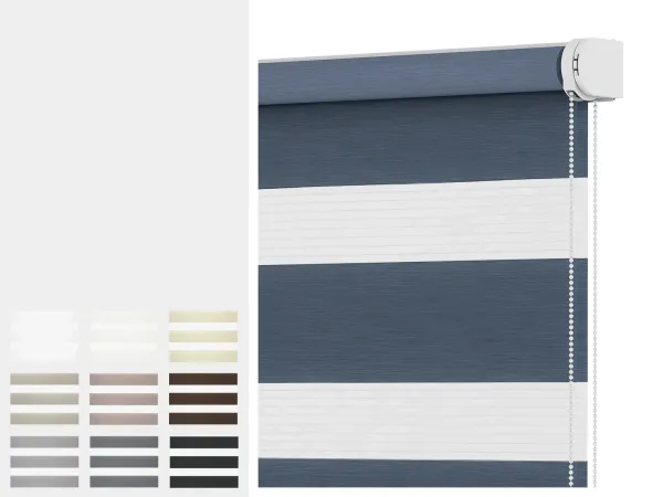 Roleta SOLID S - deň a noc - látka IBIZA