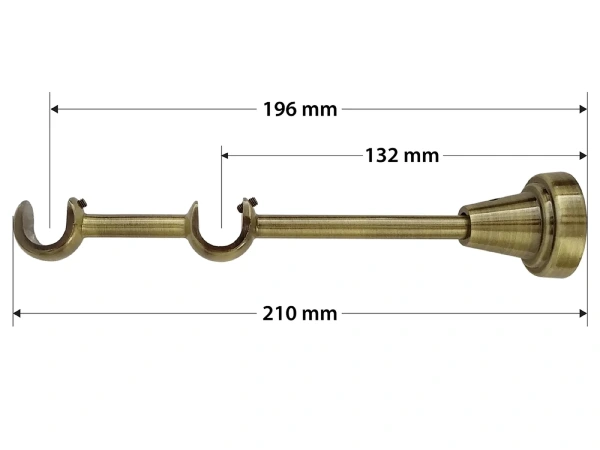 Držiak 16x16 klasik - antik