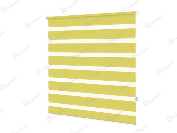 Roleta MINI - deň a noc - látka Bahama 1807 - limetková 1