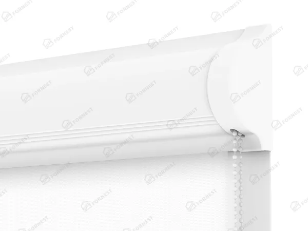 Roleta SWING LITE - deň a noc - látka Zakynthos 01 - biela 3