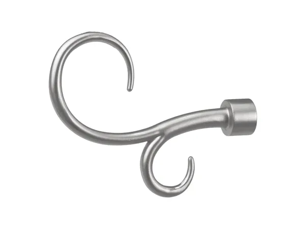 Garniža 16mm - 1rad - HÁK DVOJITÝ - satin 2