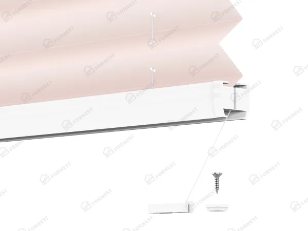 Plisé rolety LUX - látka Lovely rose 11073 - PEARL 7