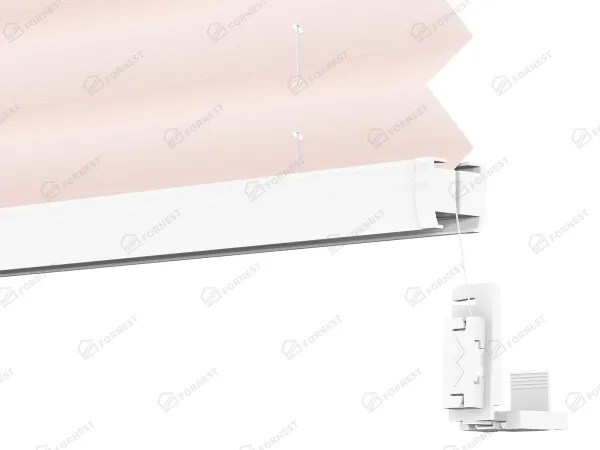 Plisé rolety LUX - látka Lovely rose 11073 - PEARL 4