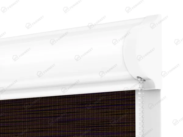 Roleta SWING - deň a noc - látka Maurícius 66 - tmavo hnedá (wenge) 3