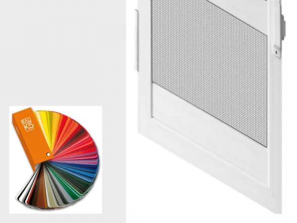 Sieťky na DVERE  - pántové - farby RAL