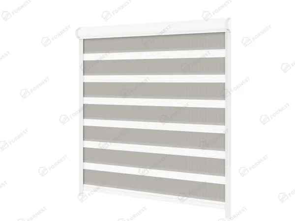 Roleta SWING - deň a noc - látka Bahama 1806 - sivá 1