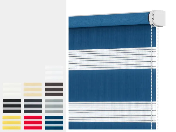 Roleta SOLID S - deň a noc - látka ZAKYNTHOS