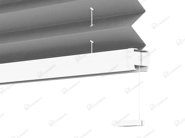 Plisé rolety LUX - látka Asphalt 11066 - PEARL 6