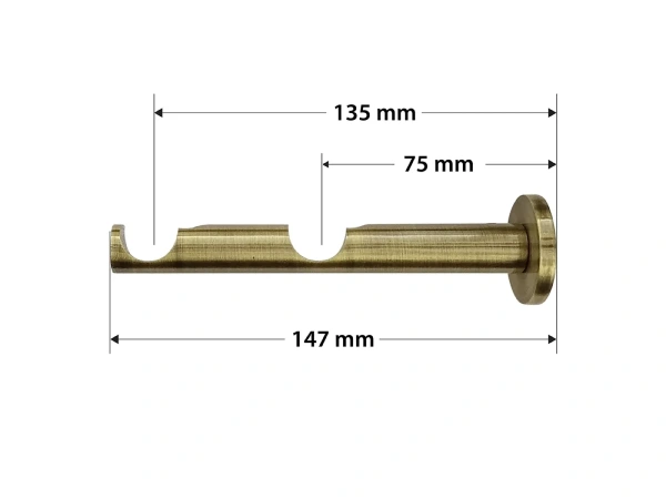 Držiak 19x19 MINI - antik