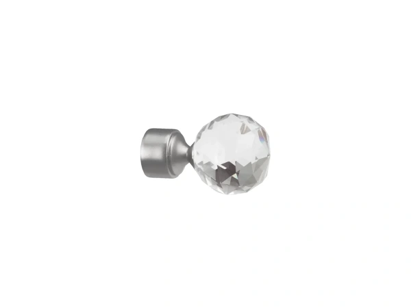 Koncovka 16 mm GUĽA CRYSTAL - satin