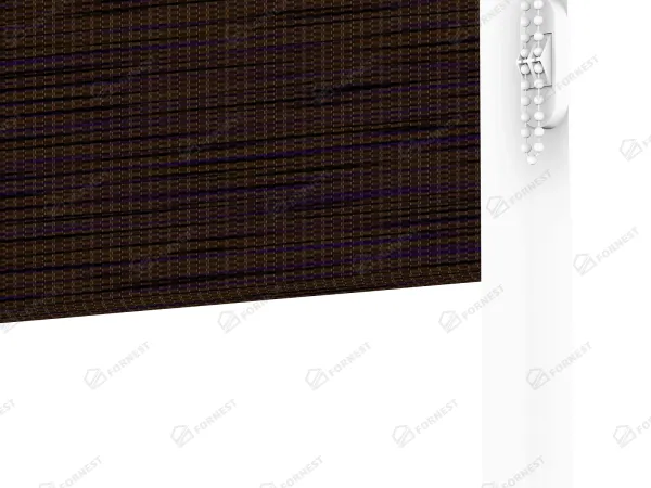 Roleta SWING - deň a noc - látka Maurícius 66 - tmavo hnedá (wenge) 4