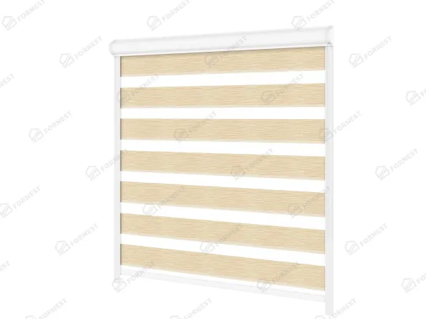 Roleta SWING LITE - deň a noc - látka Maurícius 63 - svetlo žltá (borovica) 1