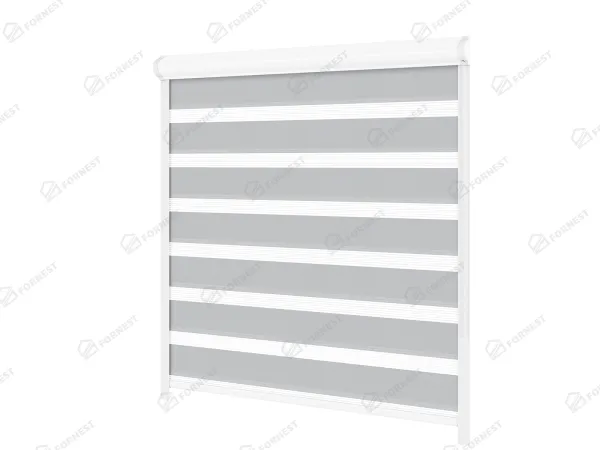 Roleta SWING - deň a noc - látka Zakynthos 12 - sivá 1