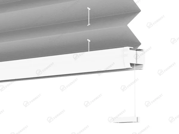 Plisé rolety LUX - látka Soft grey 11040 - PEARL 6