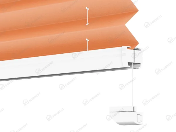 Plisé rolety LUX - látka Orange juice 11075 - PEARL 8