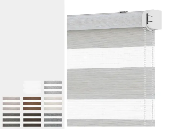 Roleta SOLID M - deň a noc - látka MALORKA