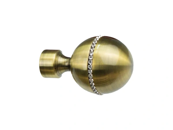 Koncovka 25 mm KALISTO CRYSTAL - antik