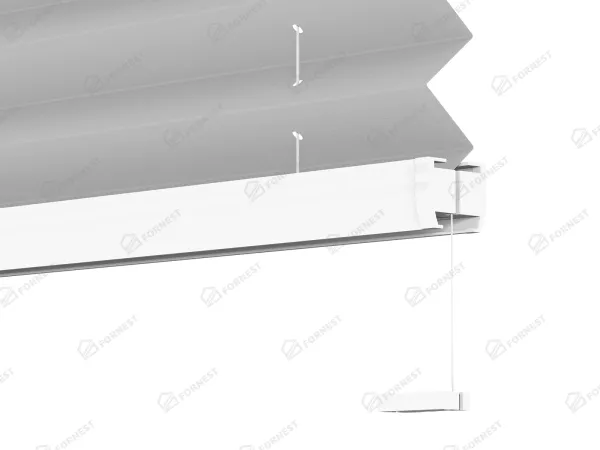 Plisé rolety LUX - látka Silver dust 11199 - BLACKOUT (zatemňujúca) 6