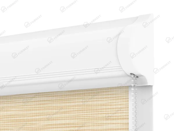 Roleta SWING LITE - deň a noc - látka Maurícius 63 - svetlo žltá (borovica) 3